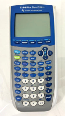 Texas Instruments TI-84 Plus Silver Edition Graphing Calculator Blue