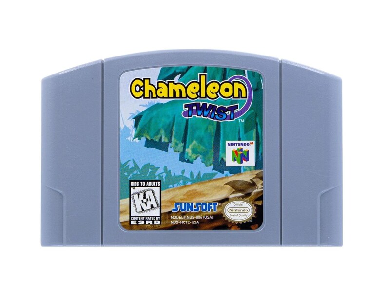 Chameleon Twist - Nintendo 64 N64 [GAME ONLY]