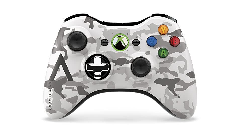 Official Xbox 360 Wireless Controller - Arctic Camouflage