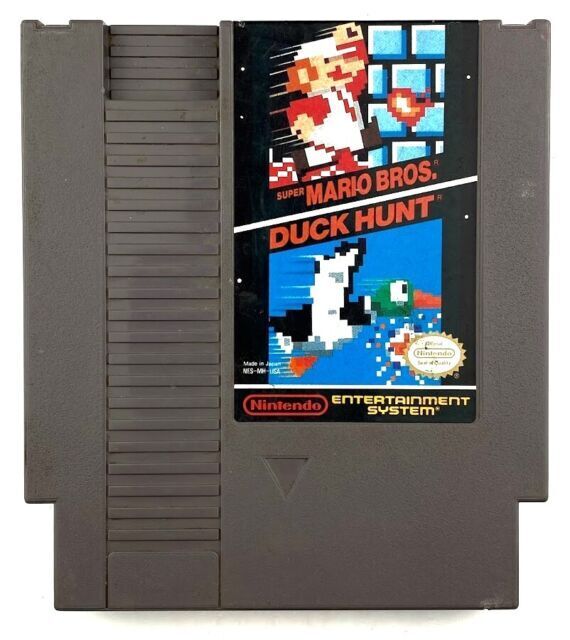 Nintendo NES Console - Action Set with Duck Hunt and Mario Bros