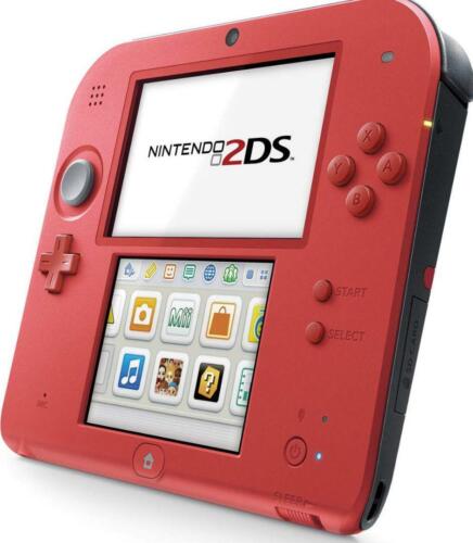 Nintendo 2DS - Crimson Red w/Mario Kart 7 Pre-Installed