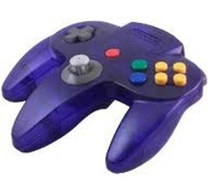 Nintendo 64 N64 Grape Purple Video Game Console with Matching Controller