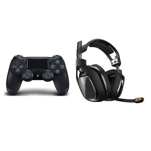 DualShock 4 Wireless Controller (Black) + ASTRO A40 Headset (PLEASE READ)