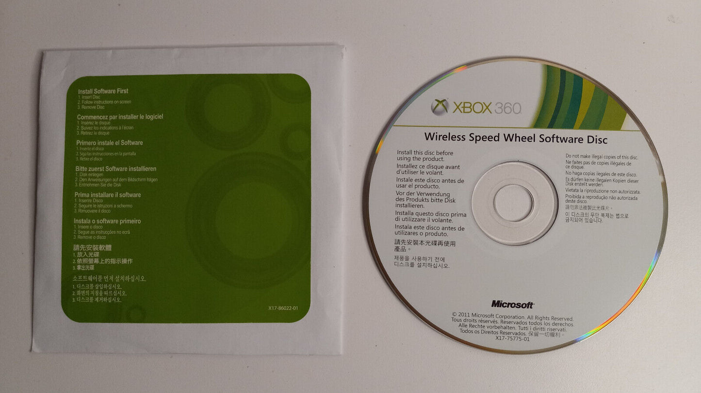 Xbox 360 Wireless Speed Wheel