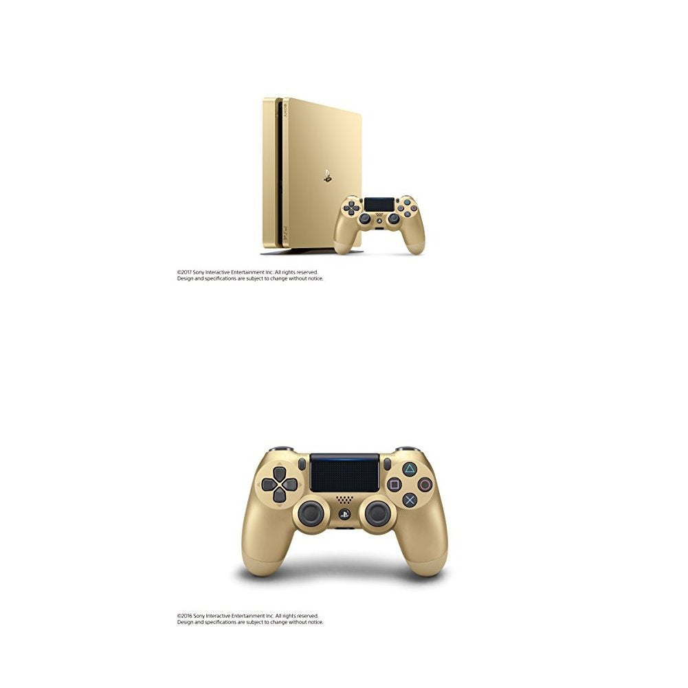 PlayStation 4 Slim 1TB Gold Console + Extra Controller