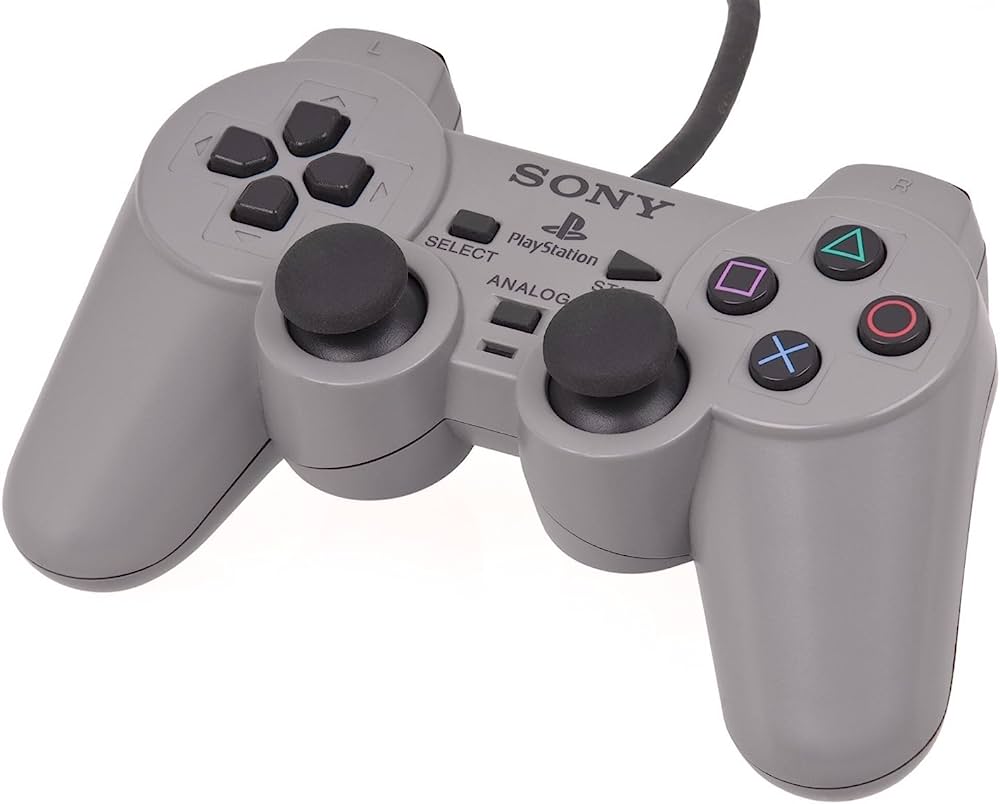 Sony PlayStation 1 PS1 Console w/DualShock Controller - Gray