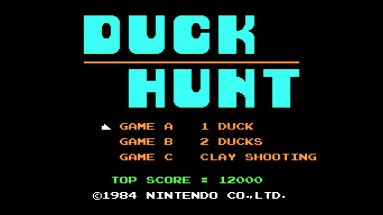 Nintendo NES Console - Action Set with Duck Hunt and Mario Bros