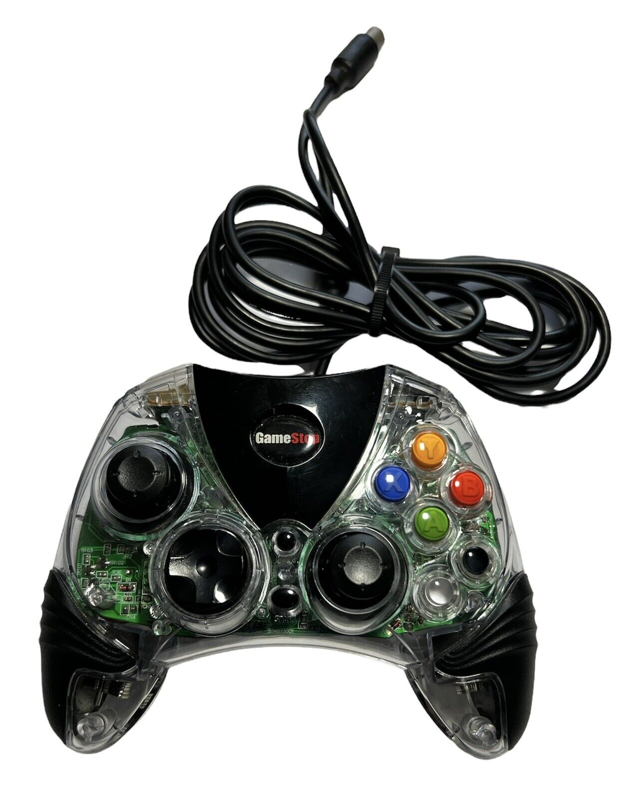 GameStop PL-2045 Xbox Afterglow Pro Wired Controller Clear