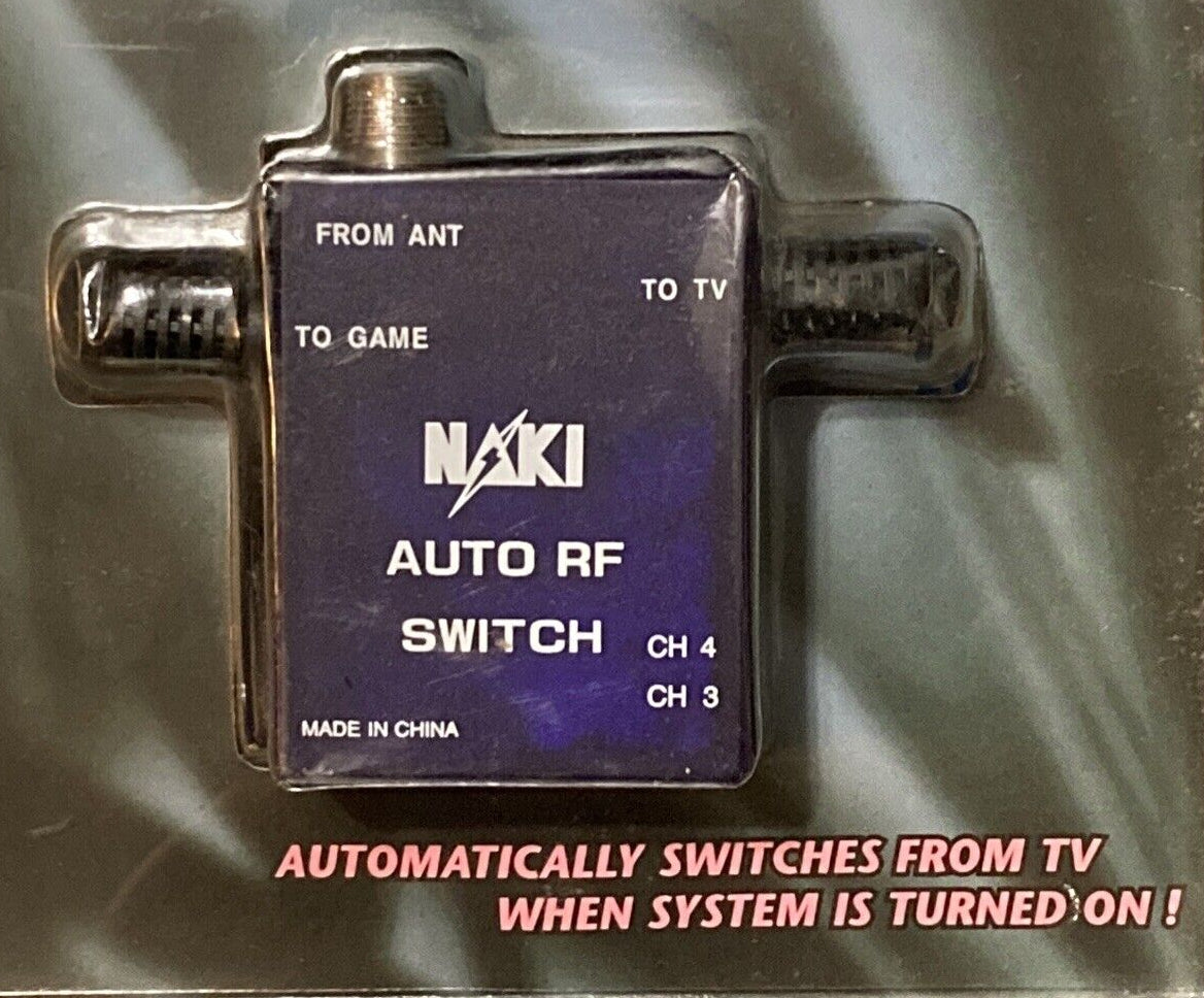 Naki Auto RF Switch for Super Nintendo, Nintendo 64, and GameCube (Colors Vary)