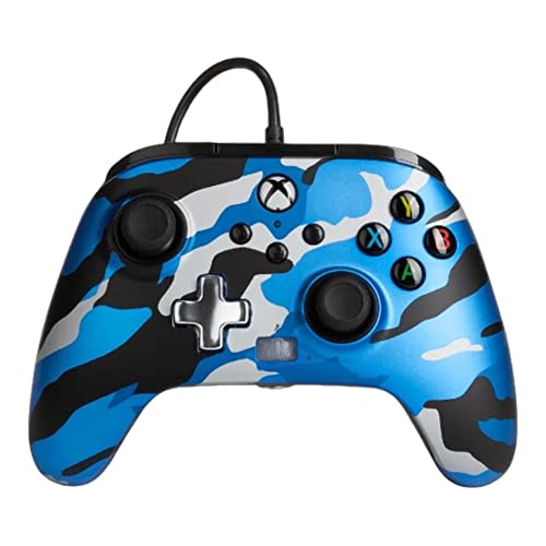 PowerA Enhanced Wired Controller for Xbox Series X|S - Blue Camo