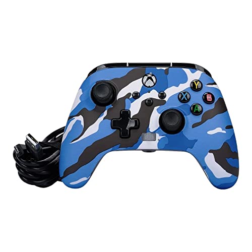 PowerA Enhanced Wired Controller for Xbox Series X|S - Blue Camo