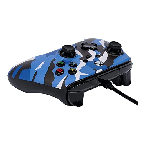 PowerA Enhanced Wired Controller for Xbox Series X|S - Blue Camo