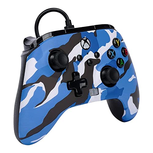 PowerA Enhanced Wired Controller for Xbox Series X|S - Blue Camo