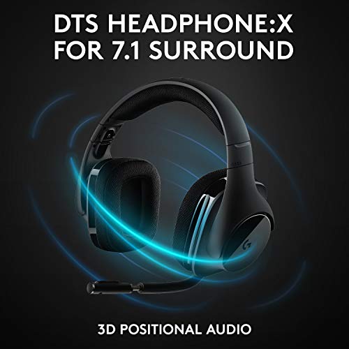 Logitech G533 Wireless Gaming Headset - Black