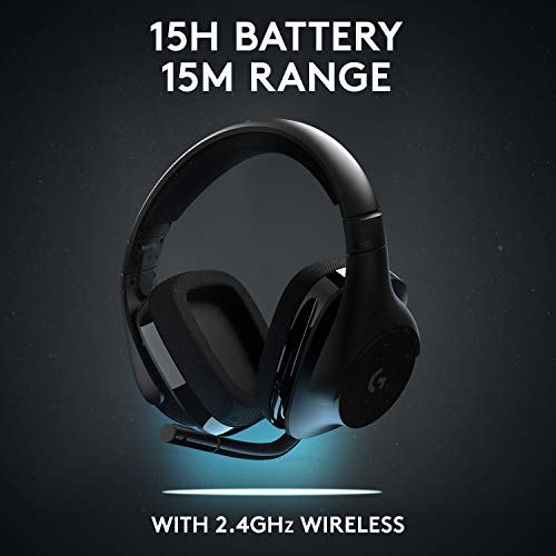 Logitech G533 Wireless Gaming Headset - Black