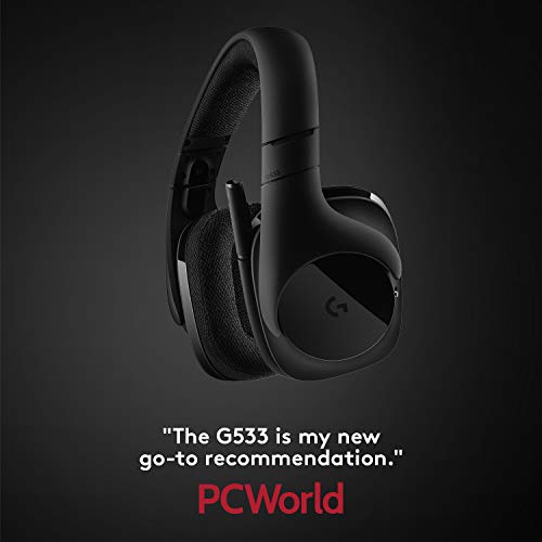 Logitech G533 Wireless Gaming Headset - Black