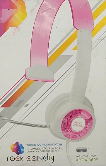 Rock Candy Xbox 360 Wired Headset - Pink Palooza