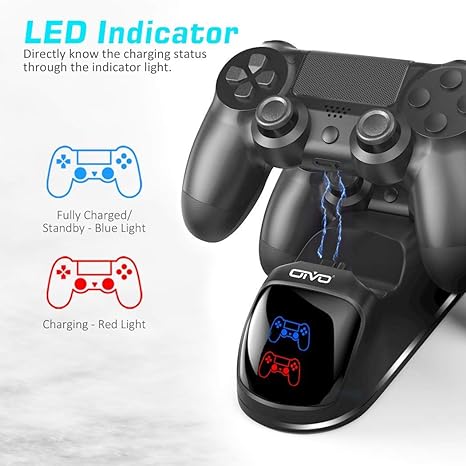 OIVO PS4 Dual Controller Charging Dock