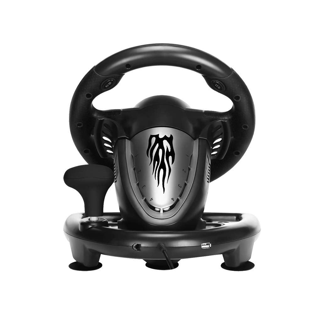 PXN PC Racing Wheel, V3II with Pedals and Table Clamp (For Console & PC)