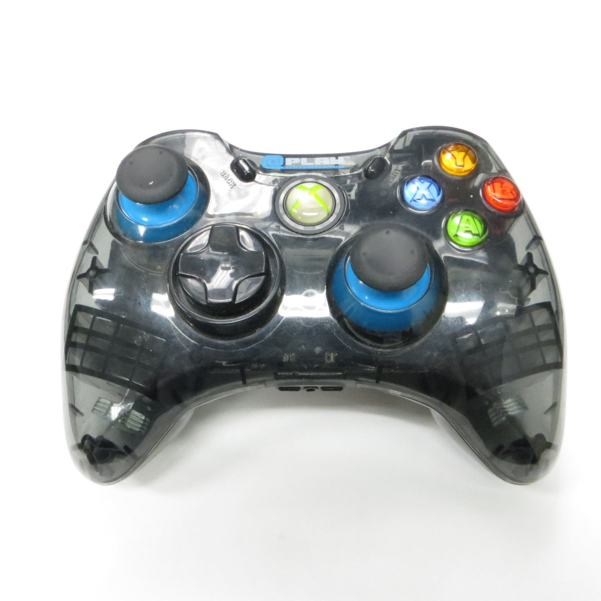 At Play @Play Xbox 360 Wired Controller Clear Black and Teal