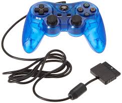 TTX Tech Analog Wired Controller For PlayStation 2 PS2 - Blue