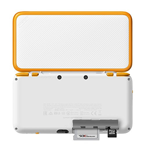 Nintendo 'New' 2DS XL - White/Orange w/Mario Kart 7 & Mario 3D Land