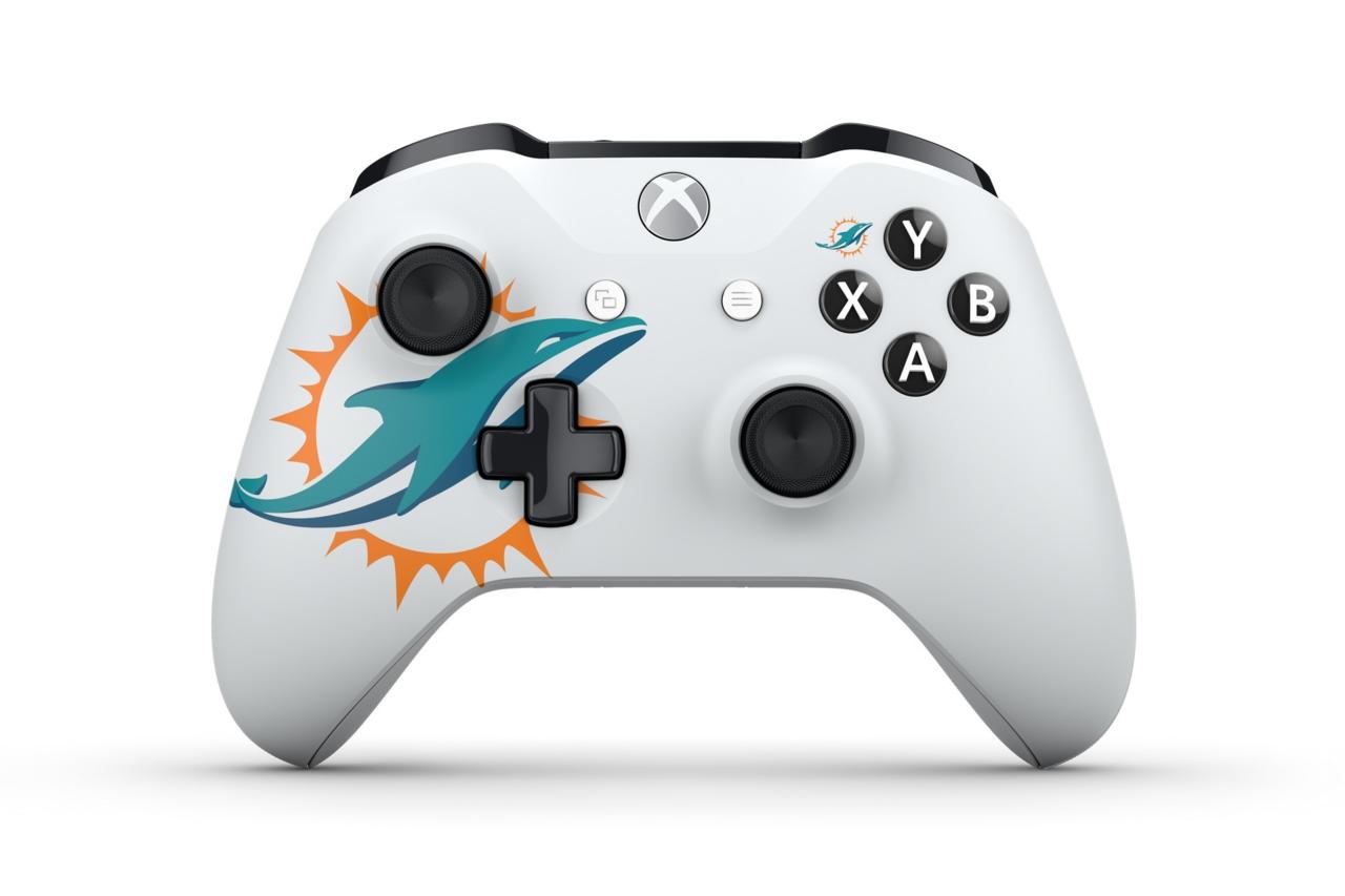 Xbox One Wireless Controller – NFL Miami Dolphins Edition