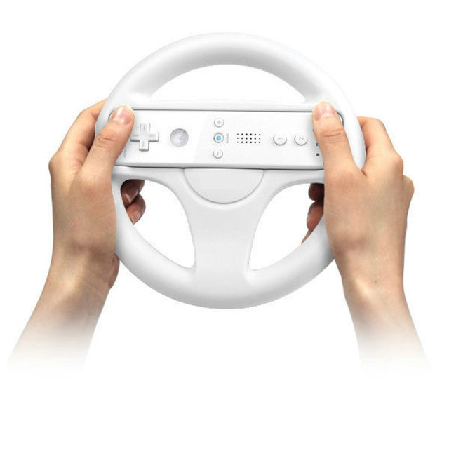 Nintendo Wii Wii U Wheel - White -  Official Video Game Accessory