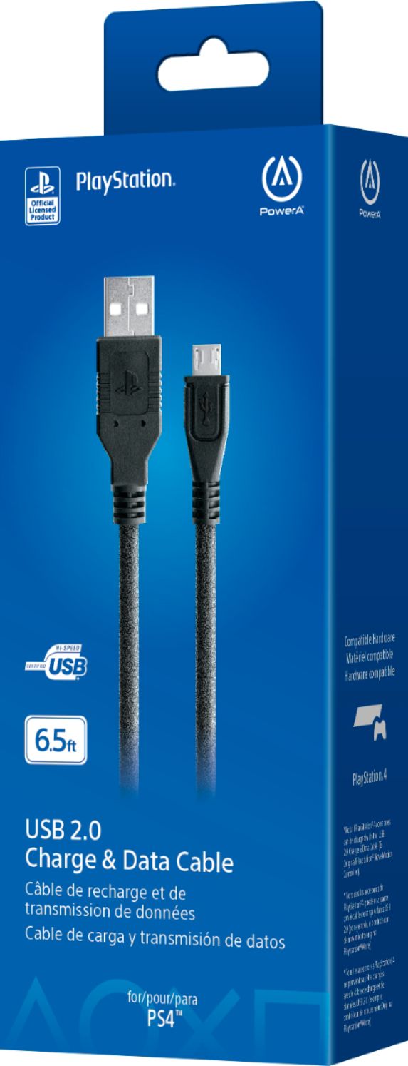 PowerA - USB Charge Cable for PlayStation 4