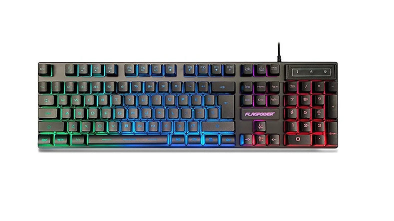 FLAGPOWER RGB Gaming Keyboard - Black
