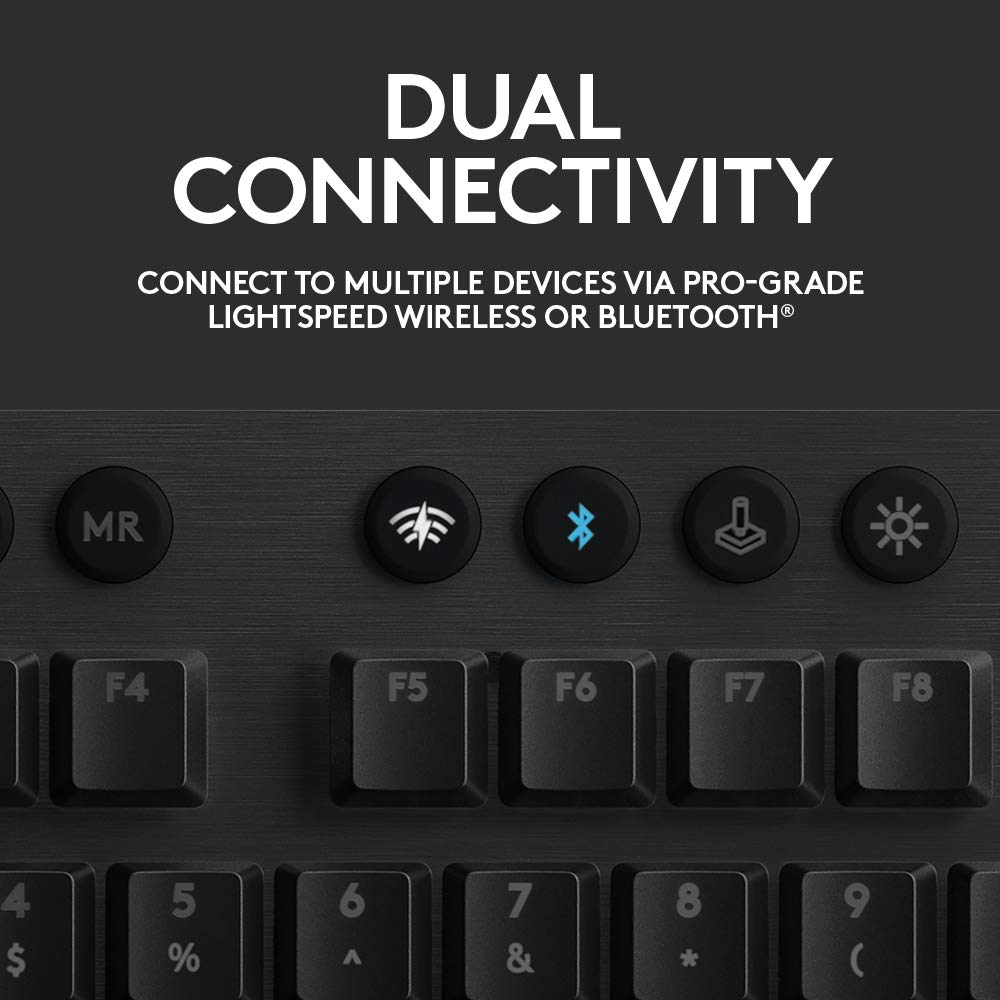 Logitech G915 LIGHTSPEED RGB Mechanical Gaming Keyboard [Clicky]