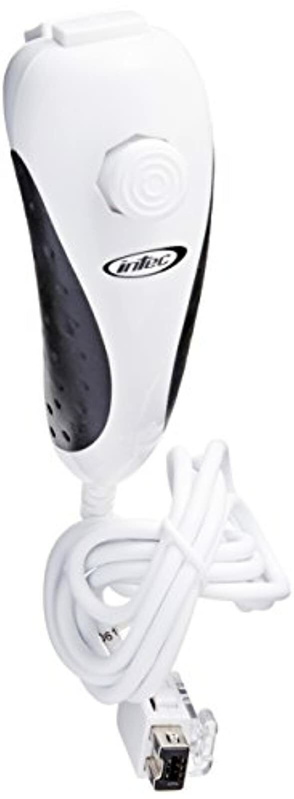 Intec Nintendo Wii Nunchuck Navigation Controller - White/Black