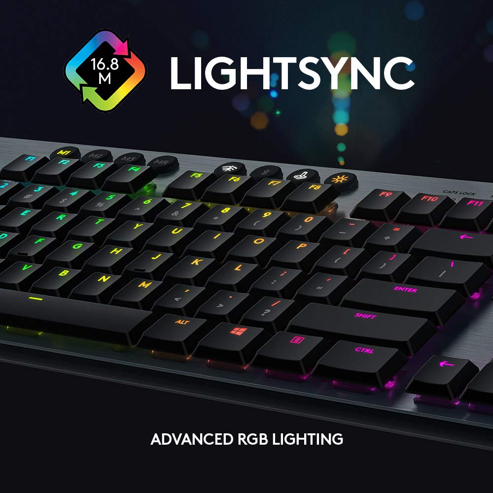 Logitech G915 LIGHTSPEED RGB Mechanical Gaming Keyboard [Tactile]