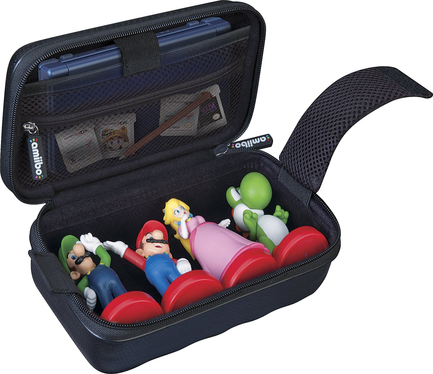 Officially Licensed Nintendo 3DS Amiibo Travel Case – Black [PLEASE READ]