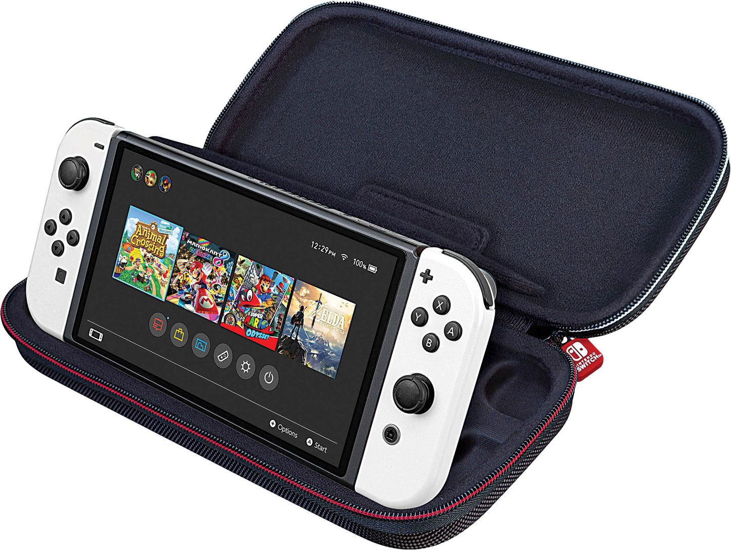 Game Traveler Deluxe Travel Case for Nintendo Switch - Black