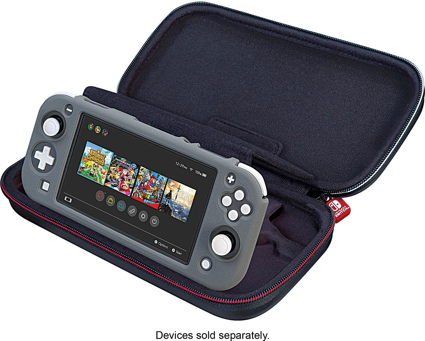 Game Traveler Deluxe Travel Case for Nintendo Switch - Black