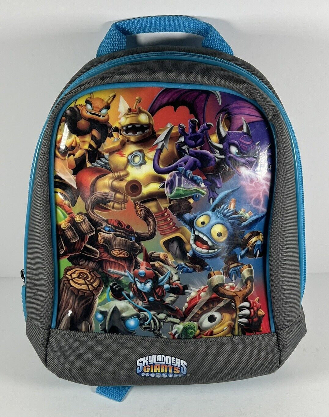 Skylanders Giants Aqua Blue/Gray Single Sling Mini BackPack