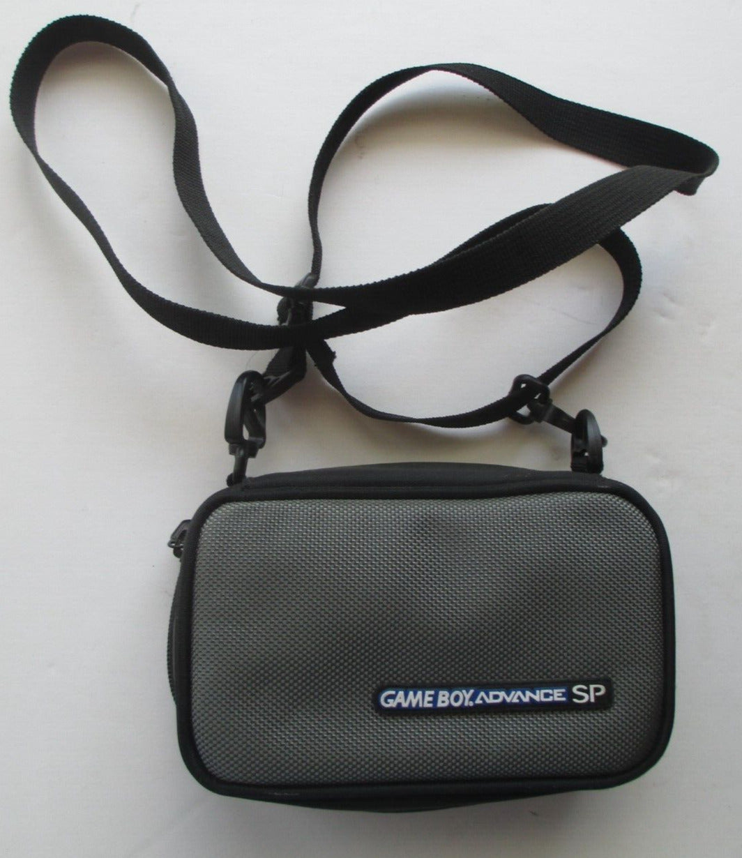 Nintendo Game Boy Advance SP Carry Case Travel Bag Gray Black