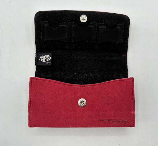 Mad Catz Microsuede Wallet Case for Nintendo 3DS - Red