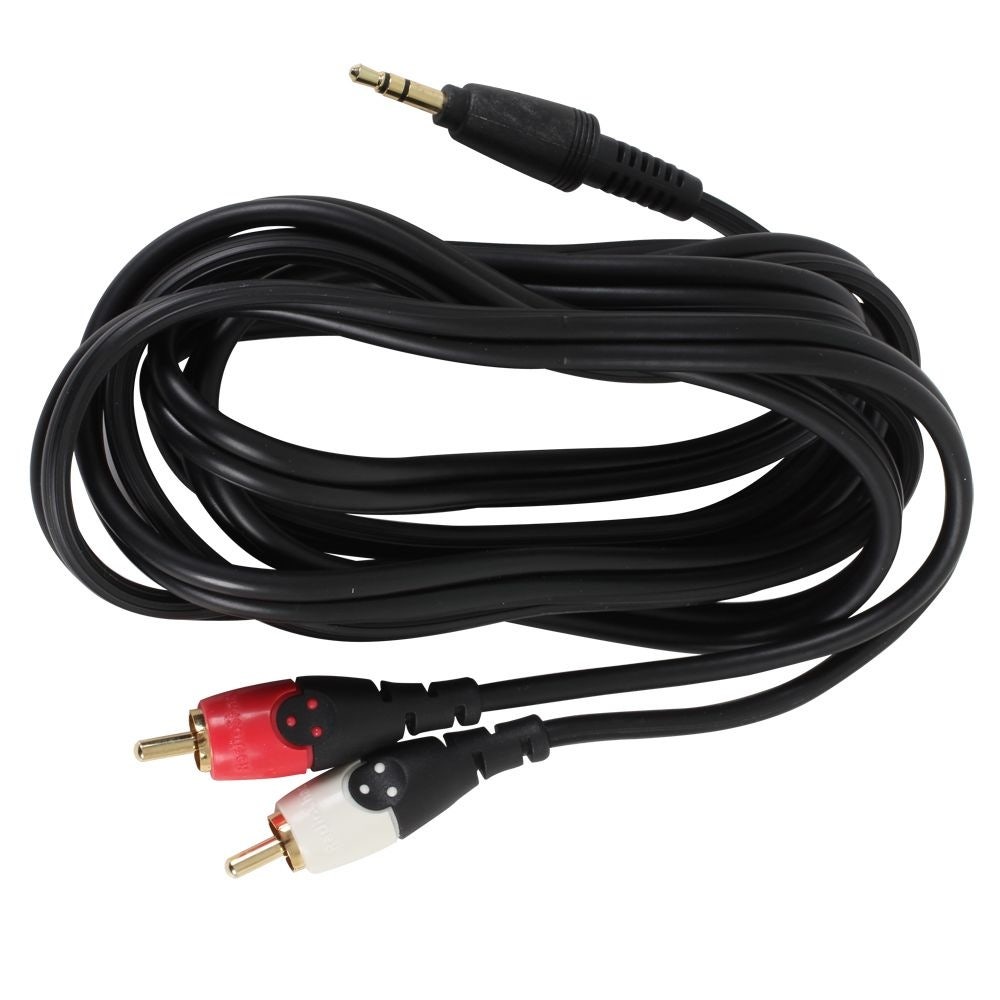 RadioShack 3ft 3.5mm Stereo Male-to-Dual RCA Male Plug