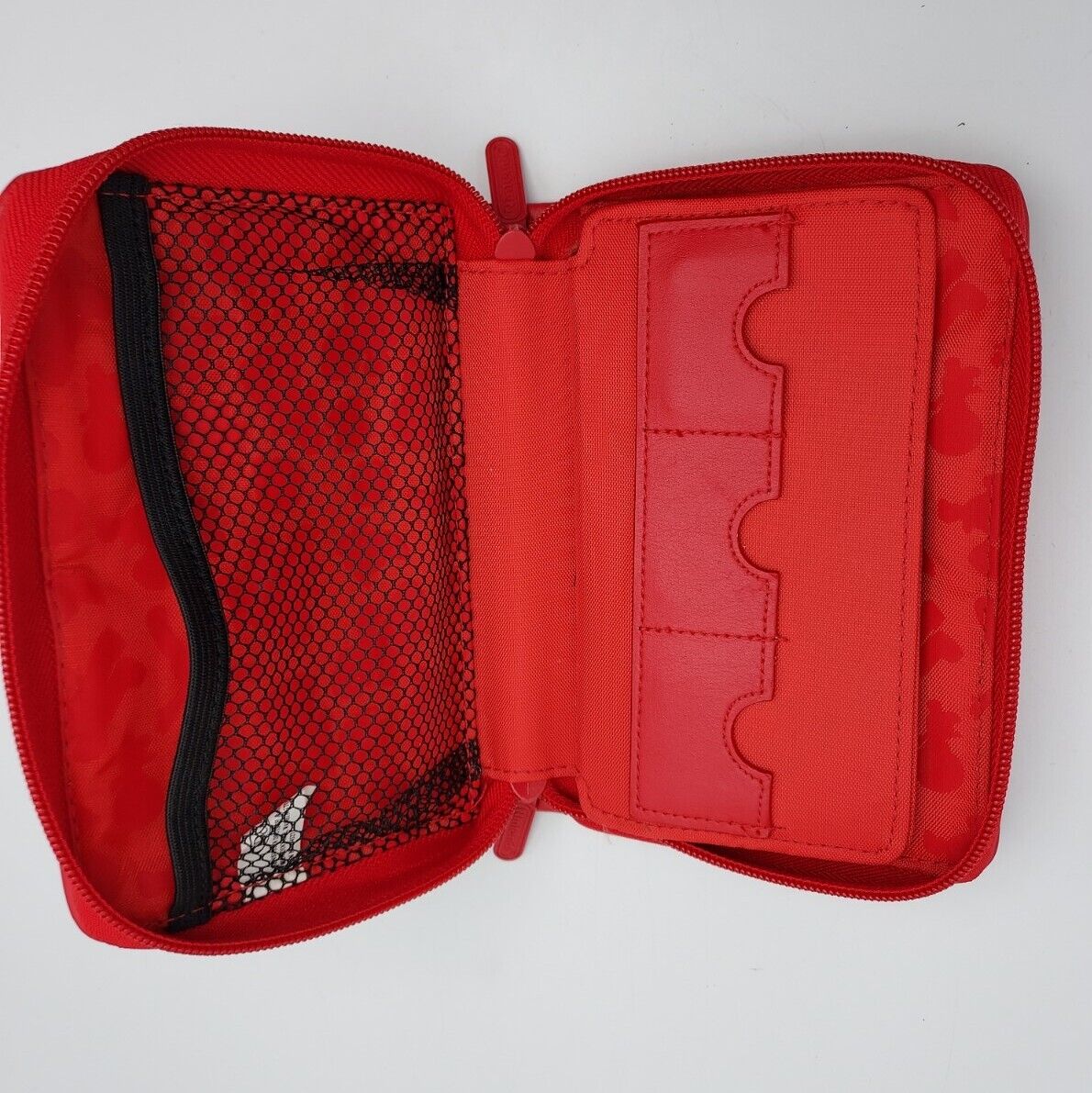 Nintendo DS Faux Leather Quilted Travel Carrying Case - Red