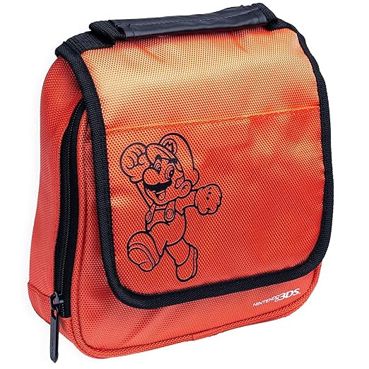PowerA Nintendo 3DS Super Mario Bros. 9' Travel Bag - Red [PLEASE READ]