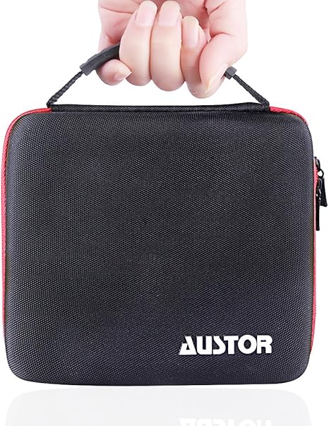 AUSTOR Nintendo 2DS Carrying Case - Black/Red