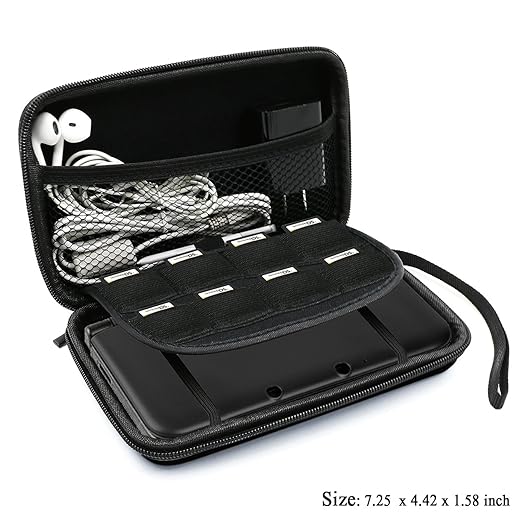 Unbranded Nintendo DSi XL 3DS XL Travel Case - Black