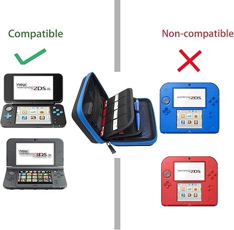 ButterFox Carrying Case for 'New' 3DS XL - Black/Red