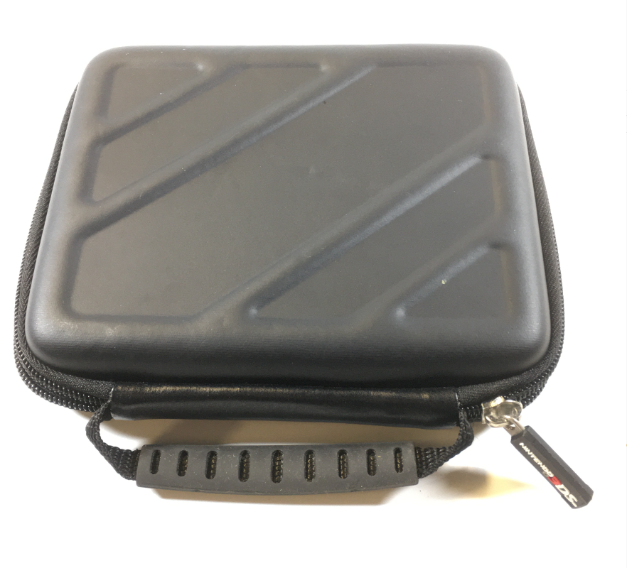 Nintendo 3DS XL Travel Case Carrier Black Zip Up Game Console Case