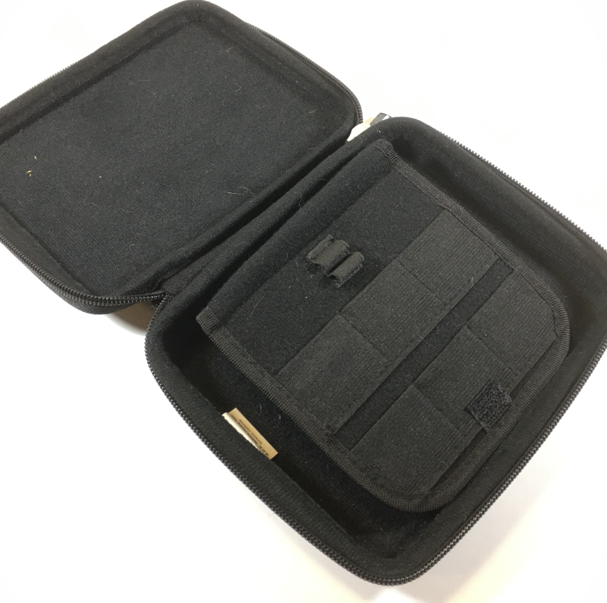 Nintendo 3DS XL Travel Case Carrier Black Zip Up Game Console Case