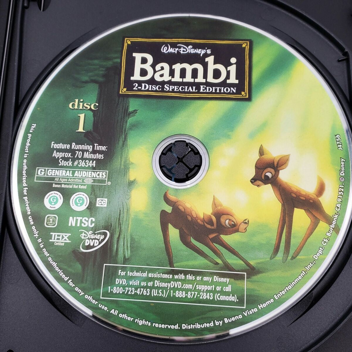 Bambi (Two-Disc Platinum Edition) [DVD] [DISC 1 ONLY]