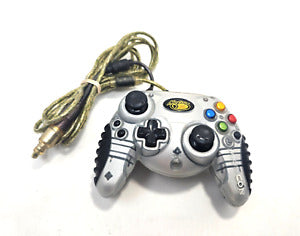 MadCatz Wired Xbox MicroCON Controller - Silver/Black [#4536]