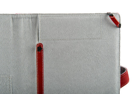 M-Edge Genuine Leather Prodigy and Platform Jacket for Kindle 2 - Red